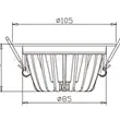 Downlight Epistar 13W - 2