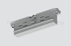Mechaniczny łącznik szyn chowany