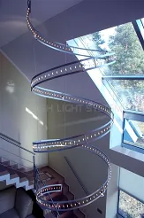Lampa wisząca: Spirala Flight 10m
